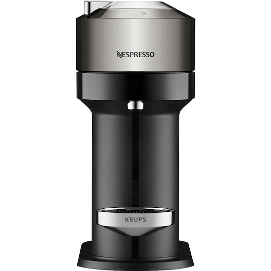 NESPRESSO® Vertuo Next kaffemaskin fra Krups, Mørk krom