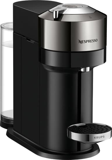 NESPRESSO® Vertuo Next kaffemaskin fra Krups, Mørk krom