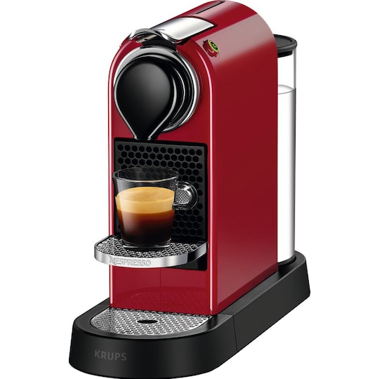NESPRESSO® CitiZ kaffemaskin fra Krups, Rød