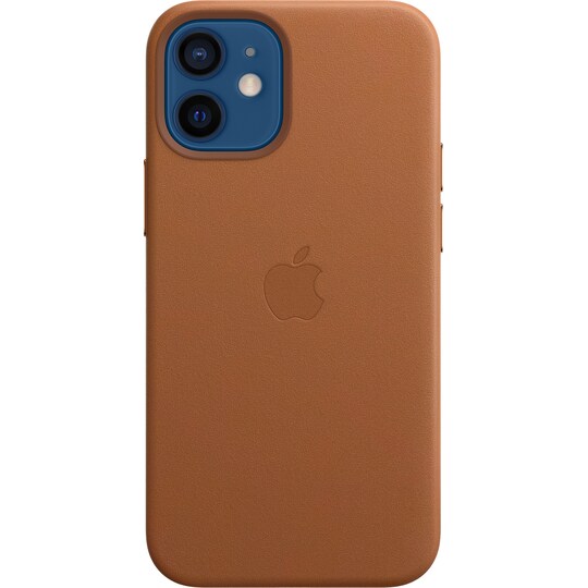 iPhone 12 mini lærdeksel med MagSafe (saddle brown)