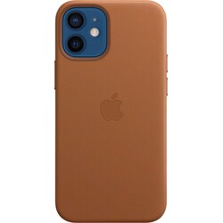 iPhone 12 mini lærdeksel med MagSafe (saddle brown)