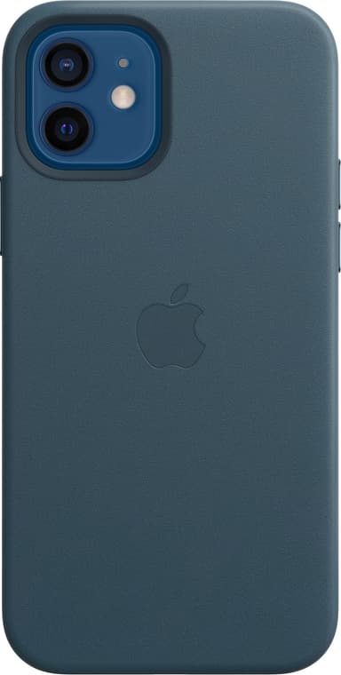 iPhone 12/12 Pro lærdeksel (baltisk blå)