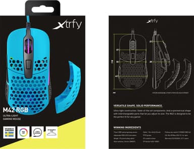 Xtrfy M42 gamingmus (blå)