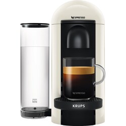 NESPRESSO® Vertuo Plus kaffemaskin fra Krups, Hvit