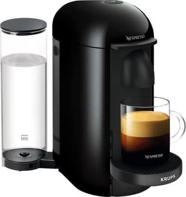 NESPRESSO® Vertuo Plus kaffemaskin fra Krups, Sort