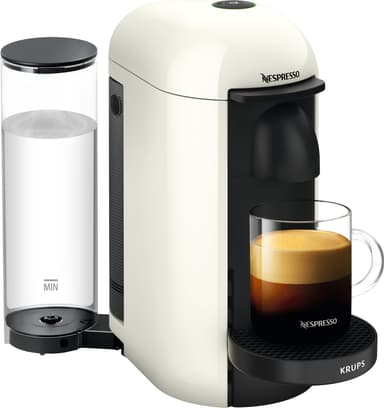 NESPRESSO® Vertuo Plus kaffemaskin fra Krups, Hvit