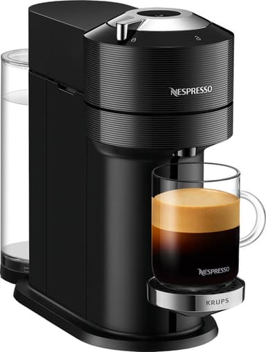NESPRESSO® Vertuo Next kaffemaskin fra Krups, Klassisk Sort