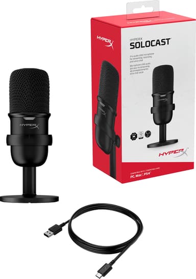 HyperX SoloCast mikrofon