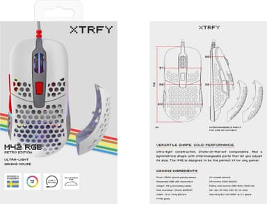 Xtrfy M42 gamingmus (retro)