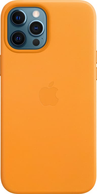 iPhone 12 Pro Max lærdeksel med MagSafe (california poppy)