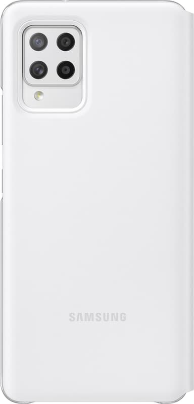 Samsung S View lommebokdeksel til Galaxy A42 (hvit)