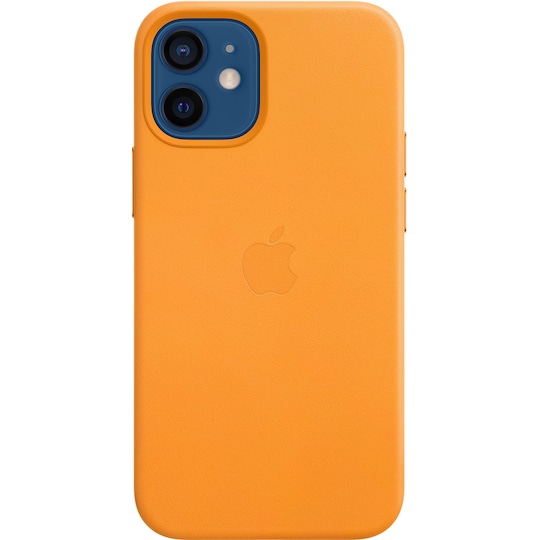 iPhone 12 mini lærdeksel med MagSafe (california poppy)