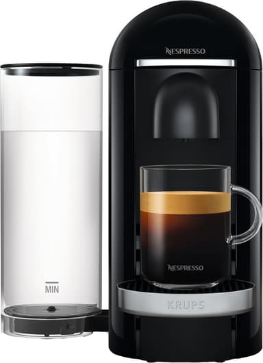 NESPRESSO® Vertuo Plus Deluxe kaffemaskin fra Krups, Sort