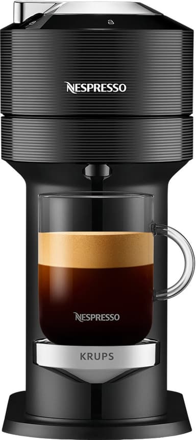 NESPRESSO® Vertuo Next kaffemaskin fra Krups, Klassisk Sort