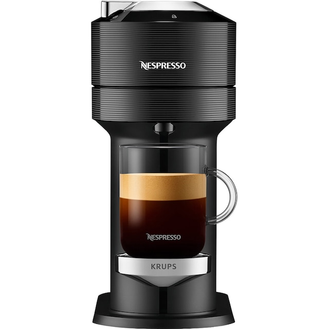 NESPRESSO® Vertuo Next kaffemaskin fra Krups, Klassisk Sort