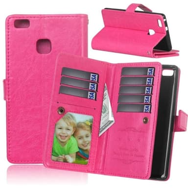 Dobbeltflip Flexi 9-kort Huawei P9 Lite (VNS-L31)  - Rosa