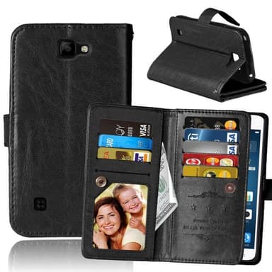 Dobbeltflip Flexi 9-kort LG K3 (LS450)  - Svart