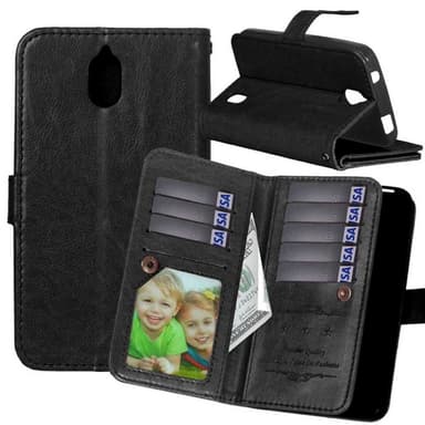 Dobbeltflip Flexi 9-kort Huawei Y625  - Svart