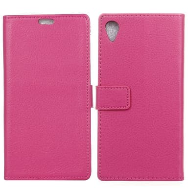 Lommebokdeksel 2-kort Sony Xperia X Performance (F8131)  - Rosa