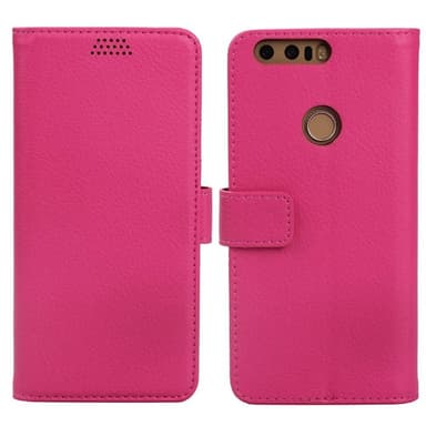 Lommebokdeksel 2-kort Huawei Honor 8 (FRD-L09)  - Rosa