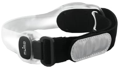 Puro Universal mobilarmbånd m/LED-lys (rød)
