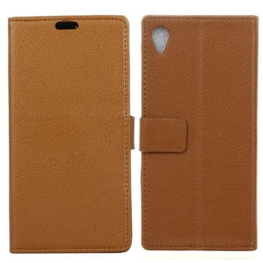 Lommebokdeksel 2-kort Sony Xperia XA Ultra (F3211)  - brun