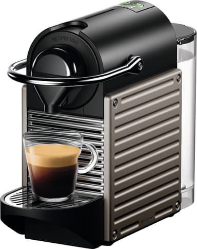 NESPRESSO® Pixie kaffemaskin fra Krups, Titan