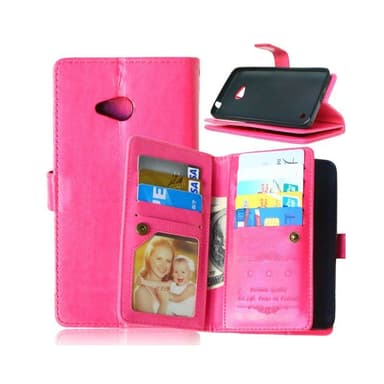 Dobbeltflip Flexi 9-kort Microsoft Lumia 640 (RM-1072)  - Rosa