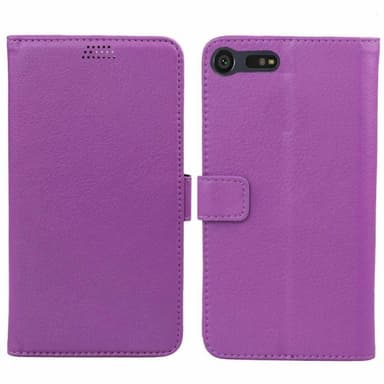 Lommebokdeksel 2-kort Sony Xperia X Compact (F5321)  - lilla
