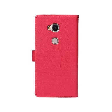 Lommebokdeksel 3-kort Huawei Honor 5X (KIW-AL10)  - RØD