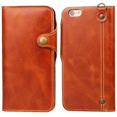 Retro lommebokdeksel lær Apple iPhone 6 +, 6S Plus  - brun