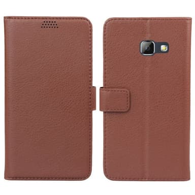 Lommebokdeksel 2-kort Samsung Galaxy A3 2017 (SM-A320F)  - brun
