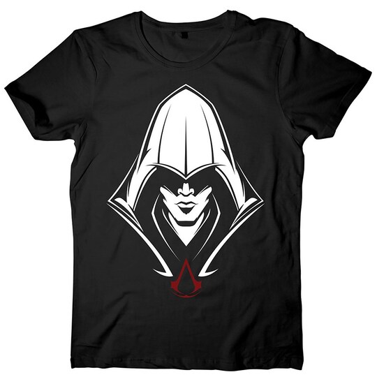 T-skjorte Assassin s Creed - Black Assassin sort (M)