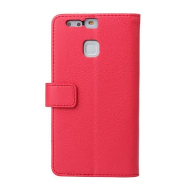 Lommebokdeksel 2-kort Huawei P9 (EVA-L09)  - RØD