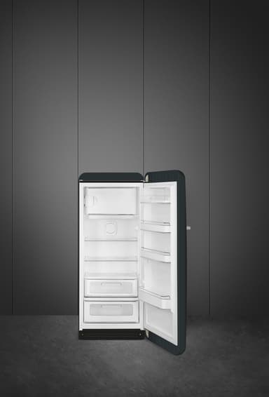 Smeg 50's style kjøleskap med fryser FAB28RDBLV5 (sort)
