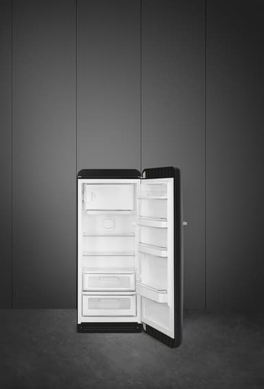 Smeg 50's style kjøleskap med fryser FAB28RDBB5 (black board)