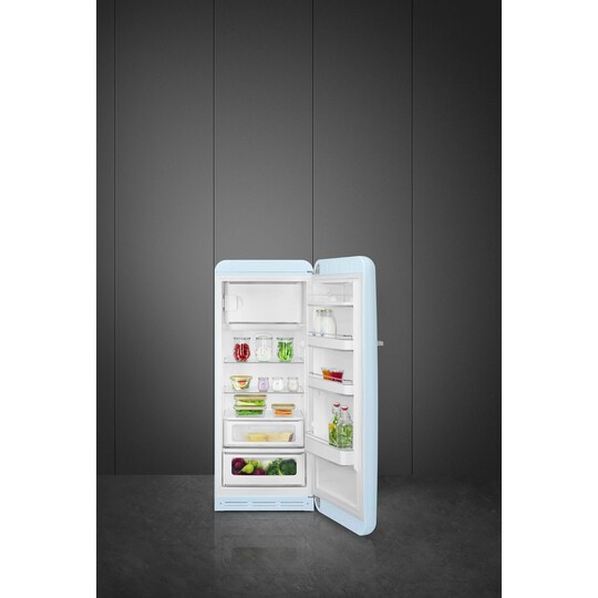 Smeg 50 s style kjøleskap med fryser FAB28RPB5
