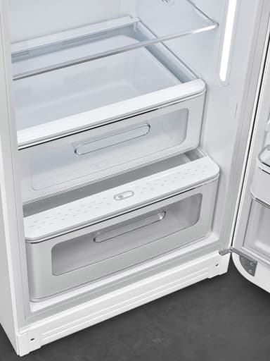 Smeg 50's style kjøleskap med fryser FAB28RWH5 (hvit)