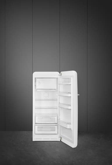 Smeg 50's style kjøleskap med fryser FAB28RWH5 (hvit)
