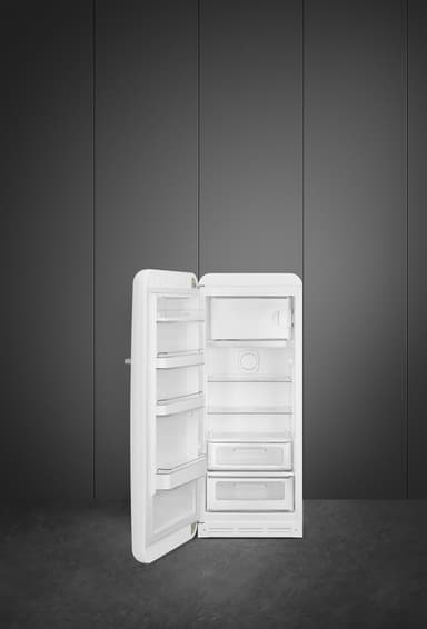 Smeg 50's style kjøleskap med fryser FAB28LWH5 (hvit)