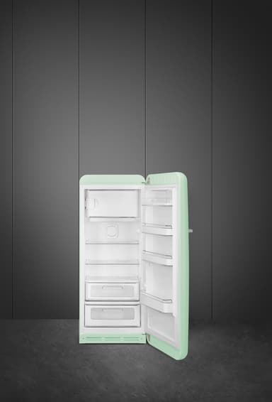 Smeg 50's style kjøleskap med fryser FAB28RPG5 (pastellgrønn)