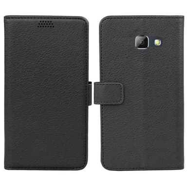 Lommebokdeksel 2-kort Samsung Galaxy A3 2017 (SM-A320F)  - Svart