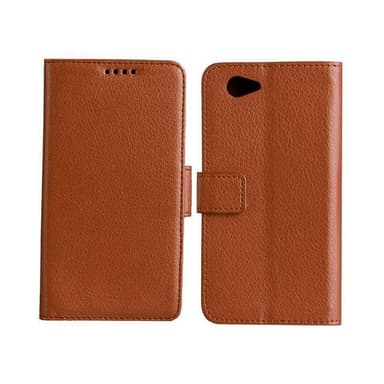 Lommebokdeksel 2-kort Sony Xperia Z5 Compact (E5823)  - brun
