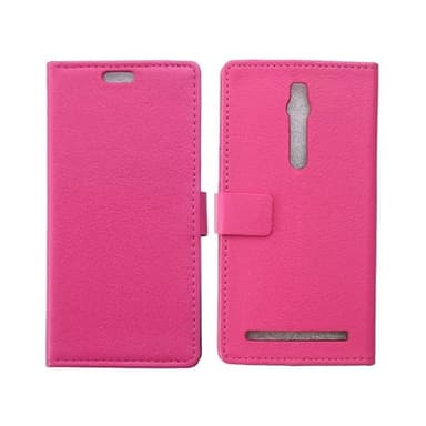 Lommebokdeksel 2-kort Asus Zenfone 2 (ZE551ML)  - Rosa