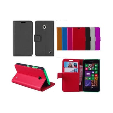 Lommebokdeksel 2-kort Nokia Lumia 630/635 (RM-976)  - lilla