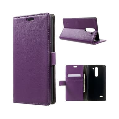 Lommebokdeksel 2-kort LG G3 Stylus (D690N)  - lilla