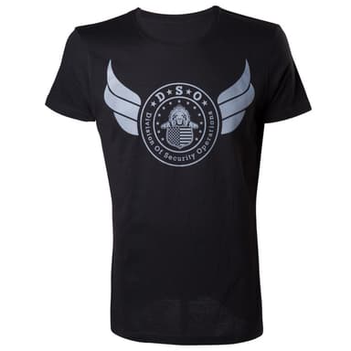 T-skjorte Resident Evil - D.S.O.-motiv sort (XL)