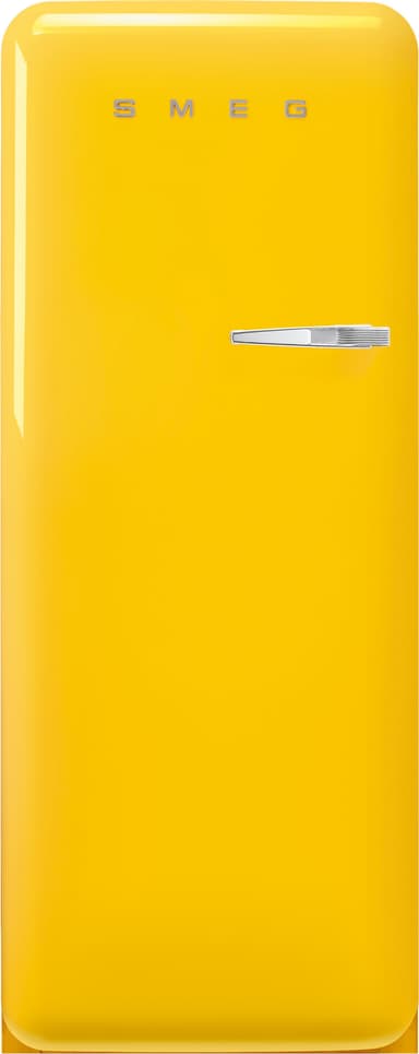 Smeg 50's style kjøleskap med fryser FAB28LYW5 (gul)