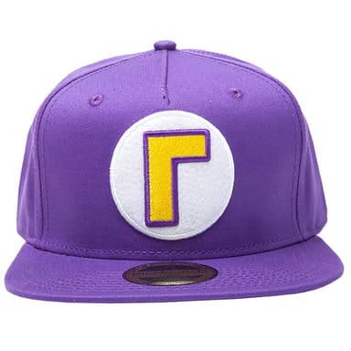 Nintendo Waluigi logo caps (lilla)