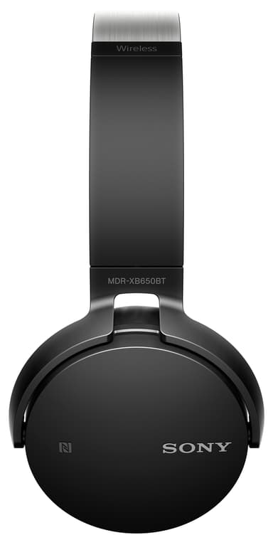 Sony MDR-XB650BT trådløse on-ear-hodetelefoner (sort)